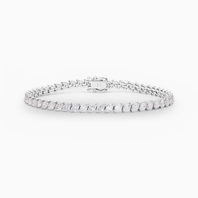 Serena Marquise Cut Lab-Grown Diamond Tennis Bracelet (6.20ct TW)