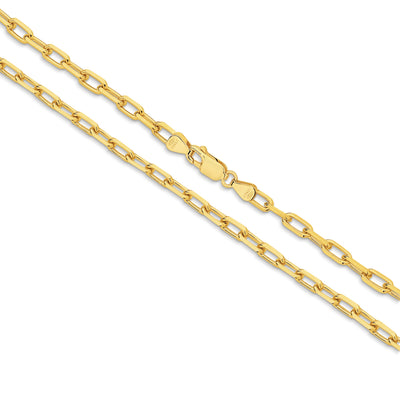 Celine Diamond Cut Paperclip Bracelet 3.75mm