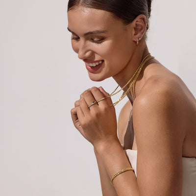 Calista Hollow Diamond Cut Rope Chain 2.75mm