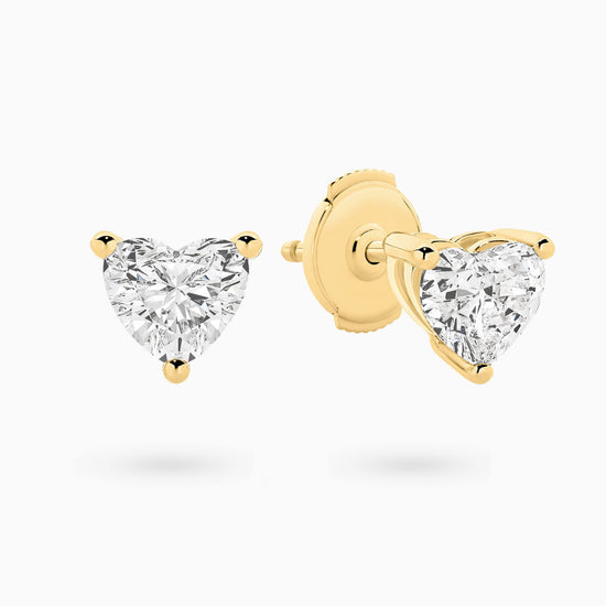 2 Carat Julia Heart Stud