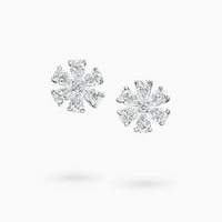 Aurora | 1.92ct Lab Grown Diamond Flower Earrings | Platinum
