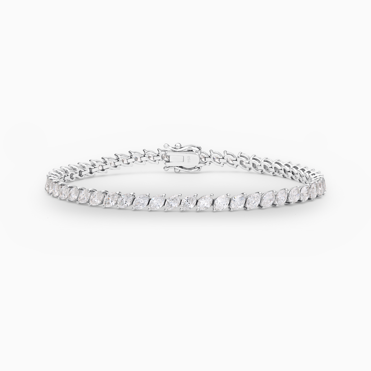 Serena Marquise Cut Lab-Grown Diamond Tennis Bracelet (6.20ct TW)