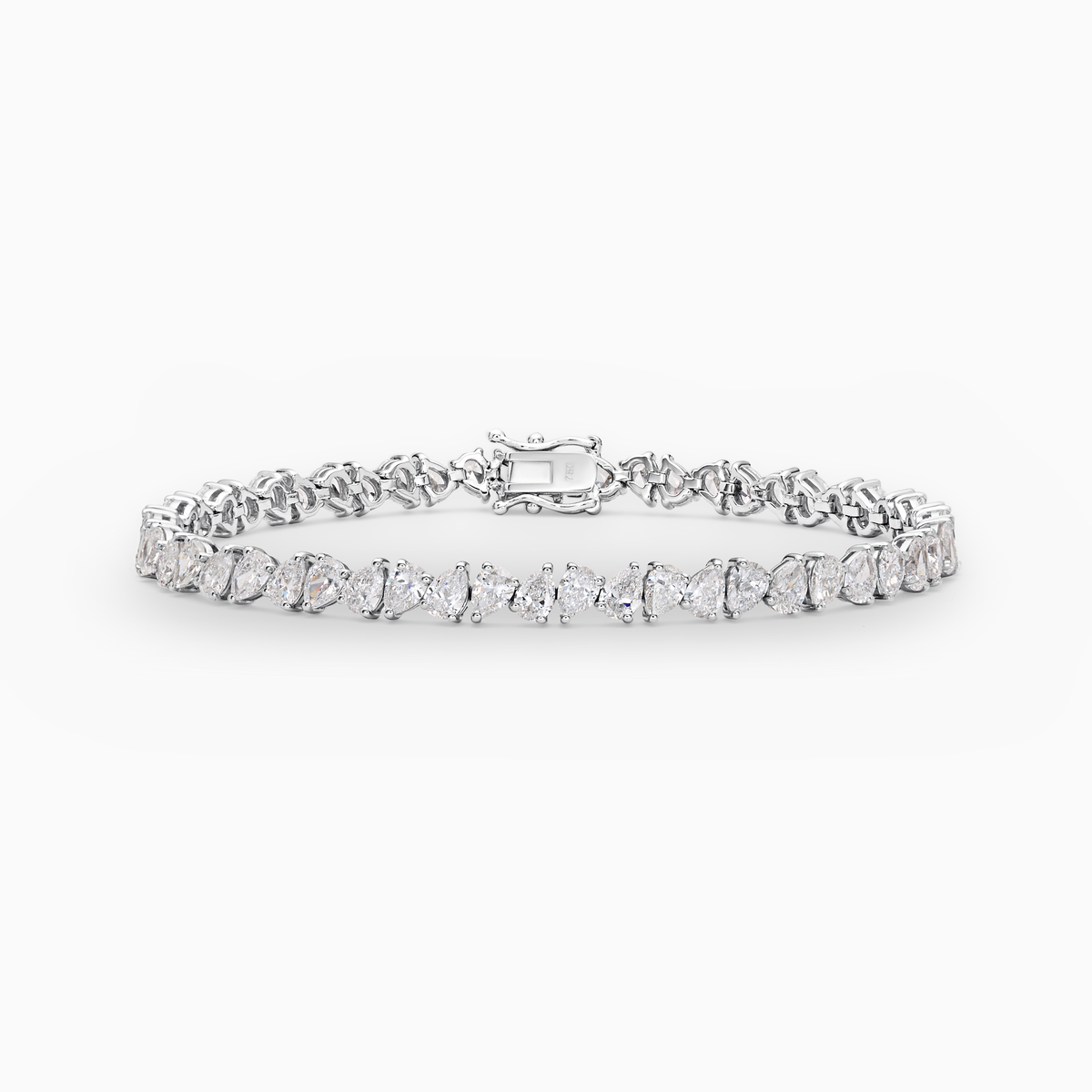 Serena Pear Cut Lab-Grown Diamond Tennis Bracelet (7.50ct TW)