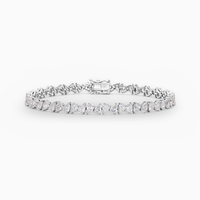 Serena Pear Cut Lab-Grown Diamond Tennis Bracelet (7.50ct TW)