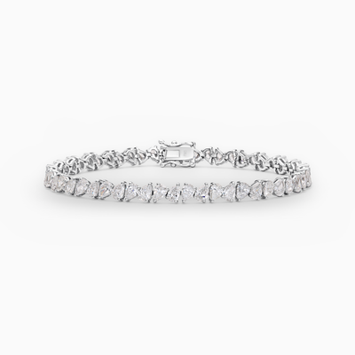 Serena Pear Cut Lab-Grown Diamond Tennis Bracelet (7.50ct TW)