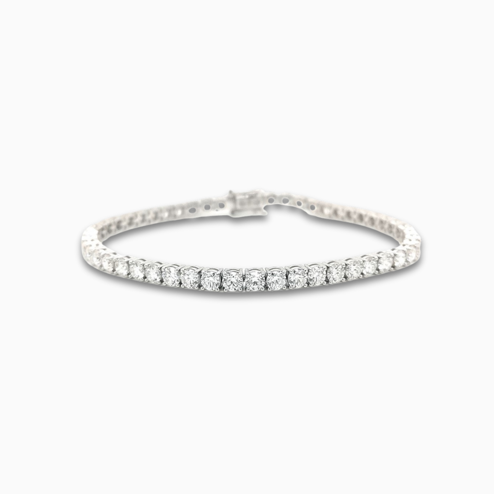 18ct White Gold 8.80ct Tennis Bracelet