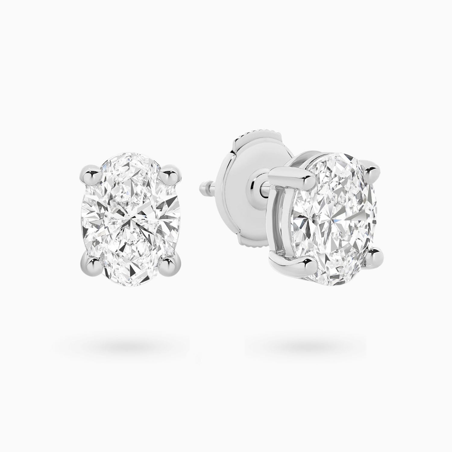 2 Carat Julia Oval Stud