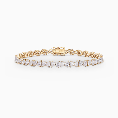 Serena Pear Cut Lab-Grown Diamond Tennis Bracelet (7.50ct TW)