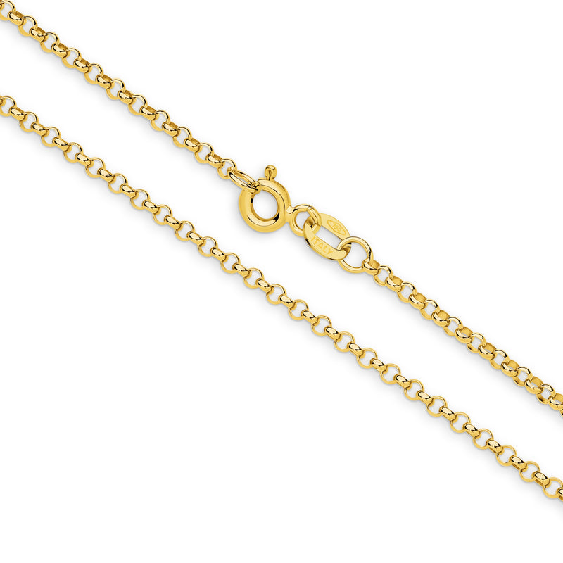 Camila Belcher Chain 2.0mm in solid gold