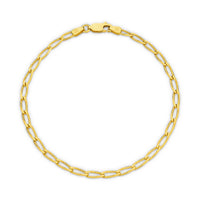 Clara Diamond Cut Flat Curb Long Bracelet 2.80mm