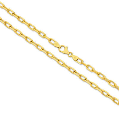 Celine Diamond Cut Paperclip Chain 3.75mm