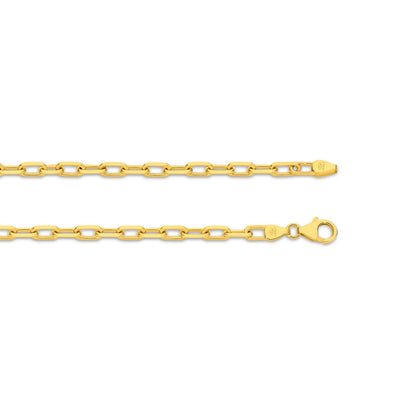 Celine Diamond Cut Paperclip Chain 3.75mm