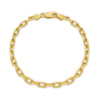 Celine Diamond Cut Paperclip Bracelet 3.75mm