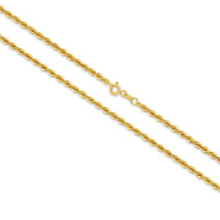 Calista Hollow Diamond Cut Rope Chain 2.75mm