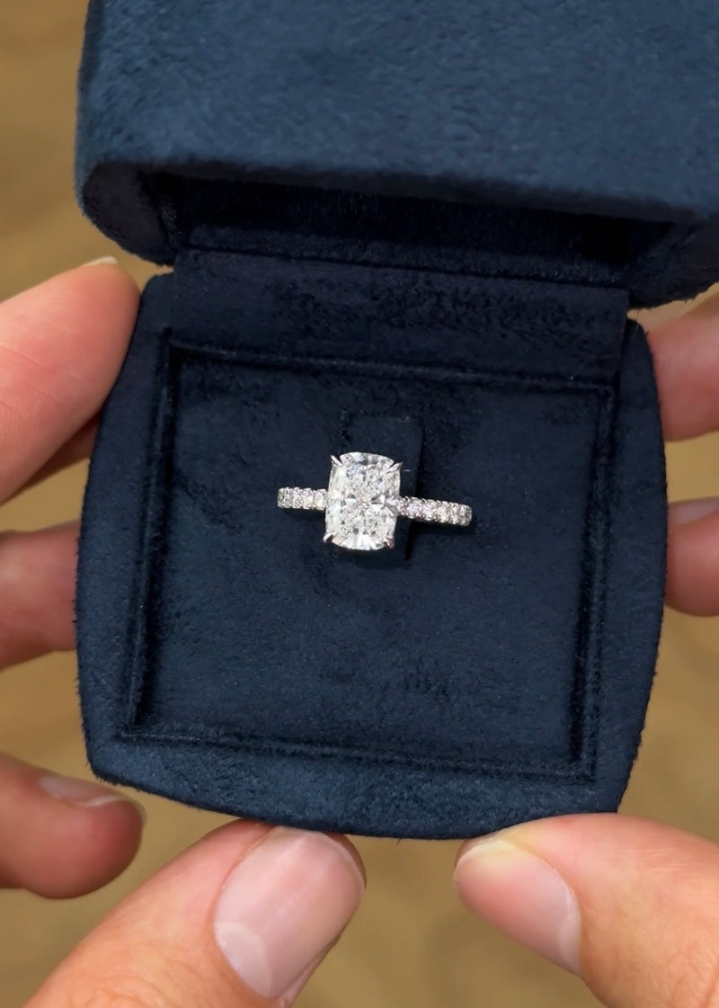 Liv & Peter — custom engagement ring by Orlaithea Brisbane