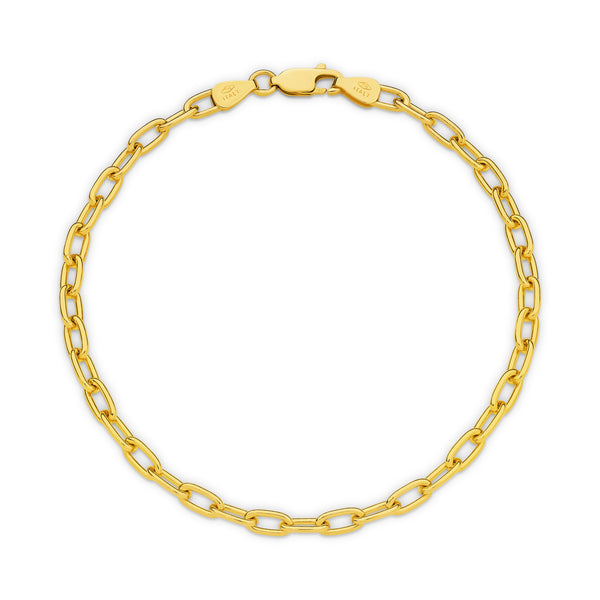 Celeste Paperclip Bracelet 3.60mm