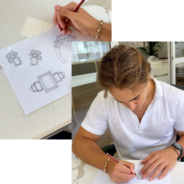Designing a custom pendant at the Orlaithea atelier