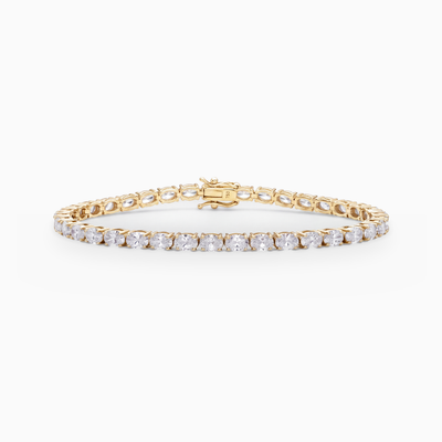 Serena Oval Cut East-West Lab-Grown Diamond Tennis Bracelet (7.50ct TW)