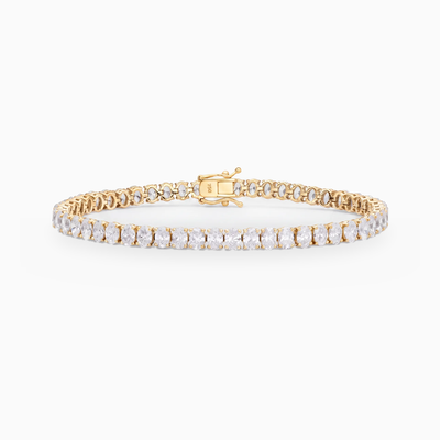 Serena Oval Cut Lab-Grown Diamond Tennis Bracelet (8.50ct TW)